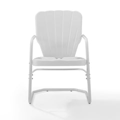 Crosley Ridgeland 23.25 Inch 2pc Outdoor Metal Armchair Set - CO1031 - The Home Selection