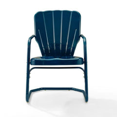 Crosley Ridgeland 23.25 Inch 2pc Outdoor Metal Armchair Set - CO1031 - The Home Selection