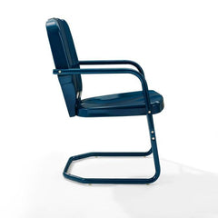 Crosley Ridgeland 23.25 Inch 2pc Outdoor Metal Armchair Set - CO1031 - The Home Selection