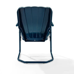 Crosley Ridgeland 23.25 Inch 2pc Outdoor Metal Armchair Set - CO1031 - The Home Selection