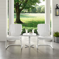 Crosley Ridgeland 3pc Outdoor Metal Armchair Set - KO10012 - The Home Selection