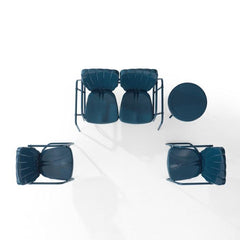 Crosley Ridgeland 4pc Outdoor Metal Conversation Set - KO10022 - The Home Selection