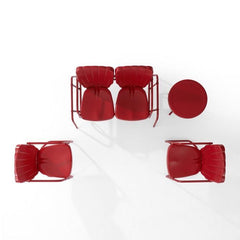 Crosley Ridgeland 4pc Outdoor Metal Conversation Set - KO10022 - The Home Selection