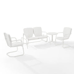 Crosley Ridgeland 4pc Outdoor Metal Conversation Set - KO10022 - The Home Selection