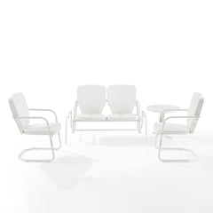 Crosley Ridgeland 4pc Outdoor Metal Conversation Set - KO10022 - The Home Selection
