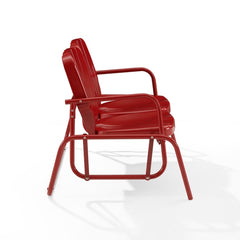 Crosley Ridgeland Outdoor Metal Loveseat Glider - CO1032 - The Home Selection