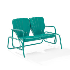 Crosley Ridgeland Outdoor Metal Loveseat Glider - CO1032 - The Home Selection