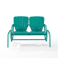 Crosley Ridgeland Outdoor Metal Loveseat Glider - CO1032 - The Home Selection