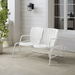 Crosley Ridgeland Outdoor Metal Loveseat Glider - CO1032 - The Home Selection