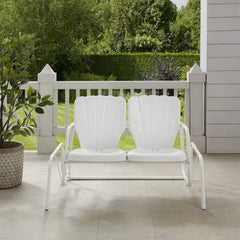 Crosley Ridgeland Outdoor Metal Loveseat Glider - CO1032 - The Home Selection