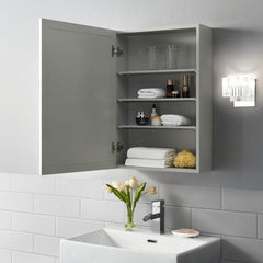 Crosley Savannah 18 Inch Mirrored Wall Cabinet - CF7028 - The Home Selection