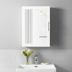 Crosley Savannah 18 Inch Mirrored Wall Cabinet - CF7028 - The Home Selection