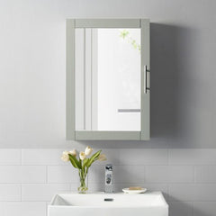 Crosley Savannah 18 Inch Mirrored Wall Cabinet - CF7028 - The Home Selection