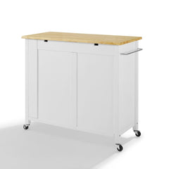 Crosley Savannah 42 Inch Wood Top Full-Size Kitchen Island/Cart - CF3029NA - The Home Selection