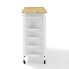 Crosley Savannah 42 Inch Wood Top Full-Size Kitchen Island/Cart - CF3029NA - The Home Selection