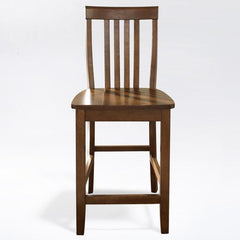 Crosley School House 18.25 Inch 2pc Counter Stool Set - CF500324 - The Home Selection