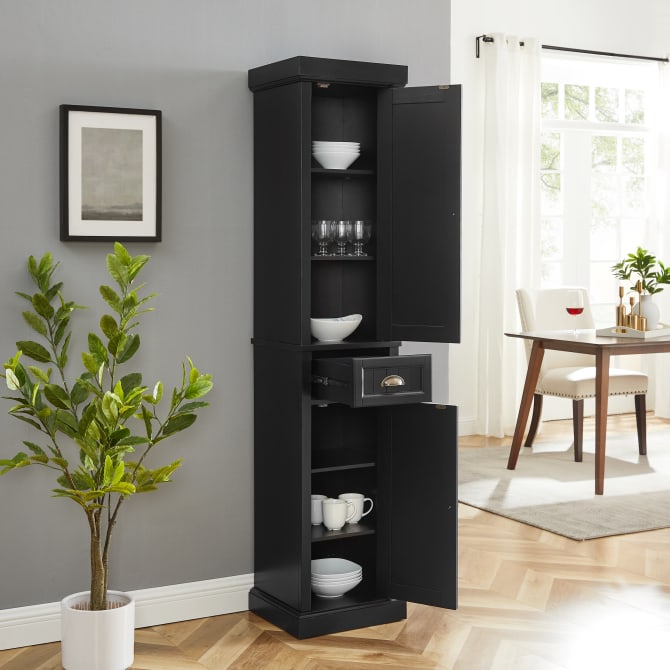 Crosley Seaside 16 Inch Tall Linen Cabinet - CF7019 - The Home Selection