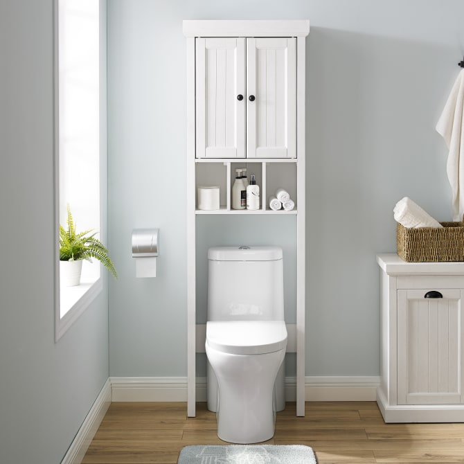 Crosley Seaside 23 Inch Space Saver - CF7018-WH - The Home Selection