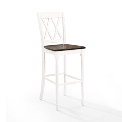Crosley Shelby 18 Inch 2pc Bar Stool Set - CF501030-WH - The Home Selection
