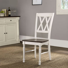 Crosley Shelby 2pc Dining Chair Set - CF501018-WH - The Home Selection