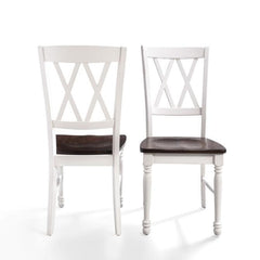 Crosley Shelby 2pc Dining Chair Set - CF501018-WH - The Home Selection