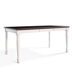 Crosley Shelby Dining Table Distressed-White - CF2002-WH - The Home Selection