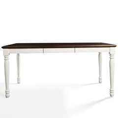 Crosley Shelby Dining Table Distressed-White - CF2002-WH - The Home Selection