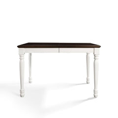 Crosley Shelby Dining Table Distressed-White - CF2002-WH - The Home Selection