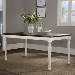 Crosley Shelby Dining Table Distressed-White - CF2002-WH - The Home Selection