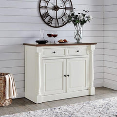 Crosley Shelby Sideboard Distressed-White - CF4206-WH - The Home Selection