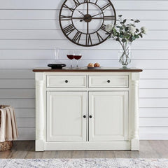 Crosley Shelby Sideboard Distressed-White - CF4206-WH - The Home Selection