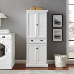 Crosley Shoreline 26 Inch Pantry White - CF3114-WH - The Home Selection