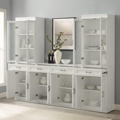 Crosley Stanton 3pc Sideboard And Glass Door Pantry Set - KF33036 - The Home Selection