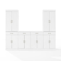 Crosley Stanton 3pc Sideboard And Pantry Set - KF33035 - The Home Selection