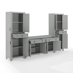Crosley Tara 3pc Entertainment Set - KF33013 - The Home Selection