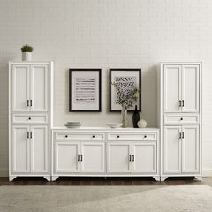 Crosley Tara 3pc Sideboard And Pantry Set - KF33012 - The Home Selection