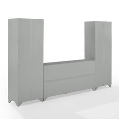 Crosley Tara 3pc Sideboard And Pantry Set - KF33012 - The Home Selection