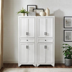 Crosley Tara 47.50 Inch 2pc Pantry Set - KF33005 - The Home Selection