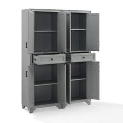Crosley Tara 47.50 Inch 2pc Pantry Set - KF33005 - The Home Selection