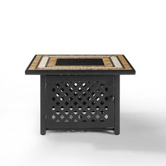 Crosley Tucson 40.25 Inch Fire Table Brown - CO9011-BR - The Home Selection