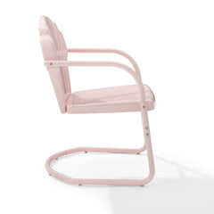 Crosley Tulip 24.50 Inch 2pc Outdoor Metal Armchair Set - CO1029 - The Home Selection