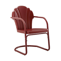 Crosley Tulip 24.50 Inch 2pc Outdoor Metal Armchair Set - CO1029 - The Home Selection
