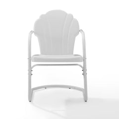 Crosley Tulip 24.50 Inch 2pc Outdoor Metal Armchair Set - CO1029 - The Home Selection