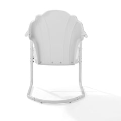 Crosley Tulip 24.50 Inch 2pc Outdoor Metal Armchair Set - CO1029 - The Home Selection