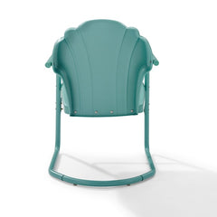 Crosley Tulip 24.50 Inch 2pc Outdoor Metal Armchair Set - CO1029 - The Home Selection