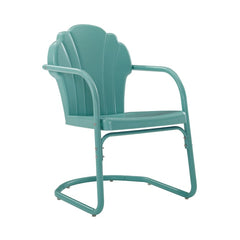Crosley Tulip 24.50 Inch 2pc Outdoor Metal Armchair Set - CO1029 - The Home Selection