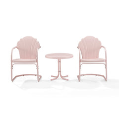 Crosley Tulip 3pc Outdoor Metal Armchair Set - KO10011 - The Home Selection