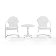 Crosley Tulip 3pc Outdoor Metal Armchair Set - KO10011 - The Home Selection