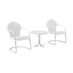 Crosley Tulip 3pc Outdoor Metal Armchair Set - KO10011 - The Home Selection