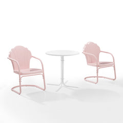 Crosley Tulip 3pc Outdoor Metal Bistro Set - KO10010 - The Home Selection